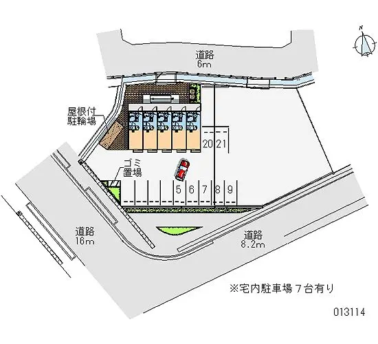 ★手数料０円★加古郡播磨町宮北２丁目　月極駐車場（LP）